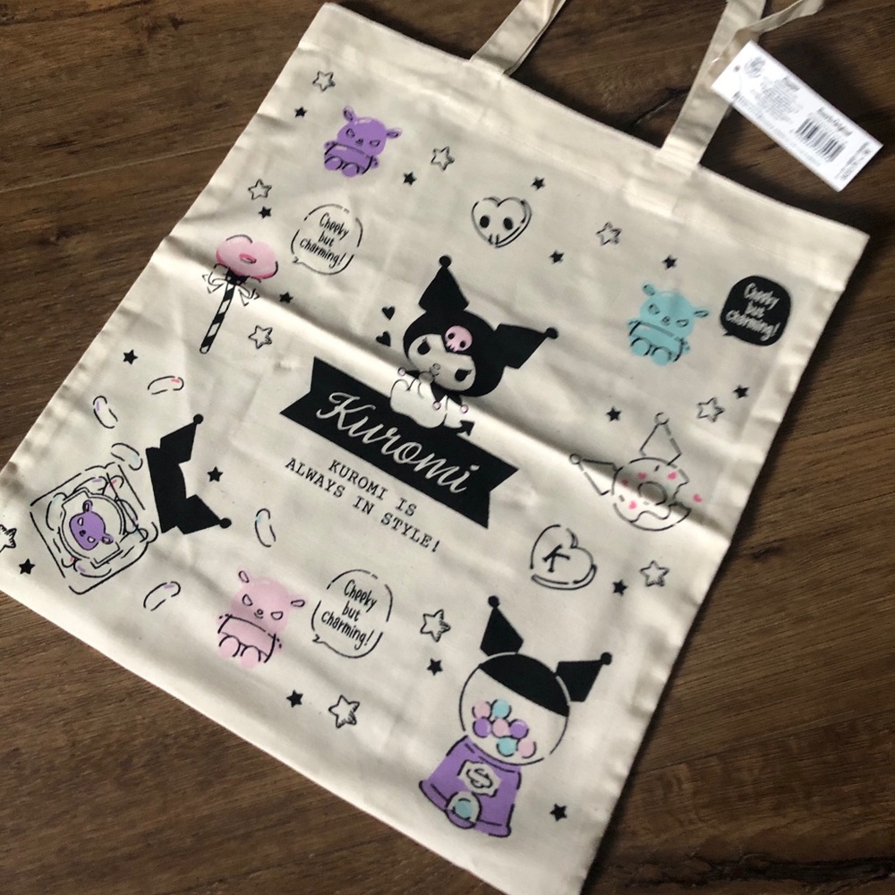 KUROMI-Imported (NWT) Lightweight Clothe Tote